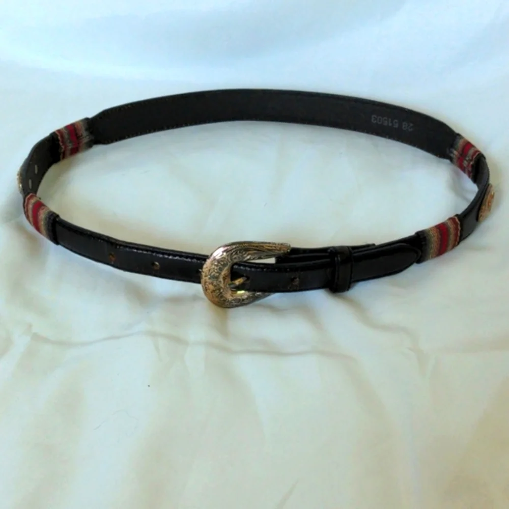 Silvercreek classics Boho Western Woven Texas Leather belt